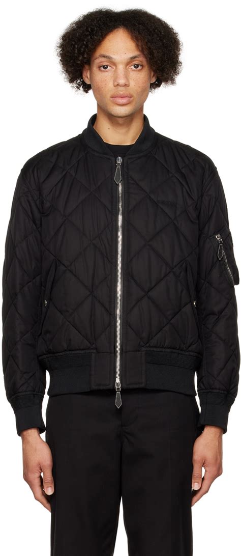 burberry clifton men jacket nordstrom black|Burberry bomber jacket.